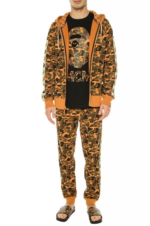 MCM X BAPE Sweatpants with logo | Men's Clothing | Vitkac